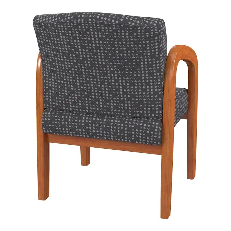 Chaise visiteur en bois finition chêne moyen