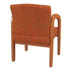 Chaise visiteur en bois finition chêne moyen