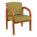 Chaise visiteur en bois finition chêne moyen