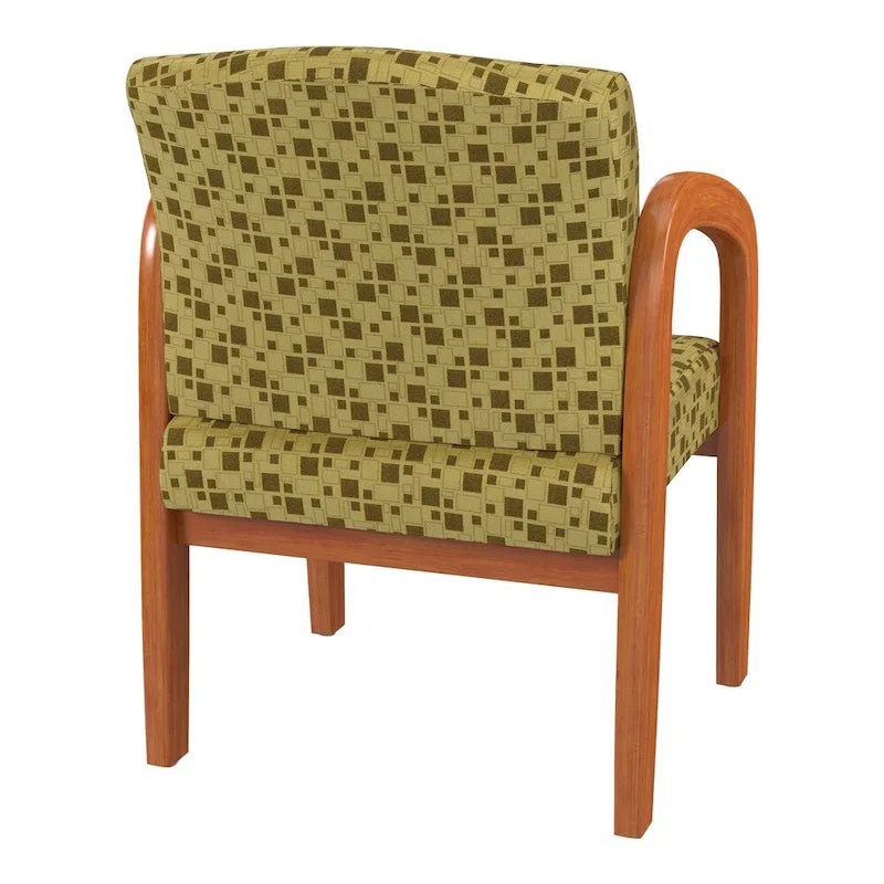 Chaise visiteur en bois finition chêne moyen