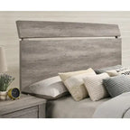 Meubles de chambre à coucher contemporains en bois gris patiné