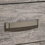 Meubles de chambre à coucher contemporains en bois gris patiné