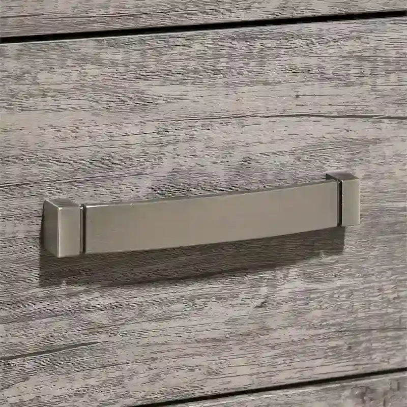 Meubles de chambre à coucher contemporains en bois gris patiné