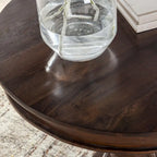 Table d'appoint ronde de 76 cm