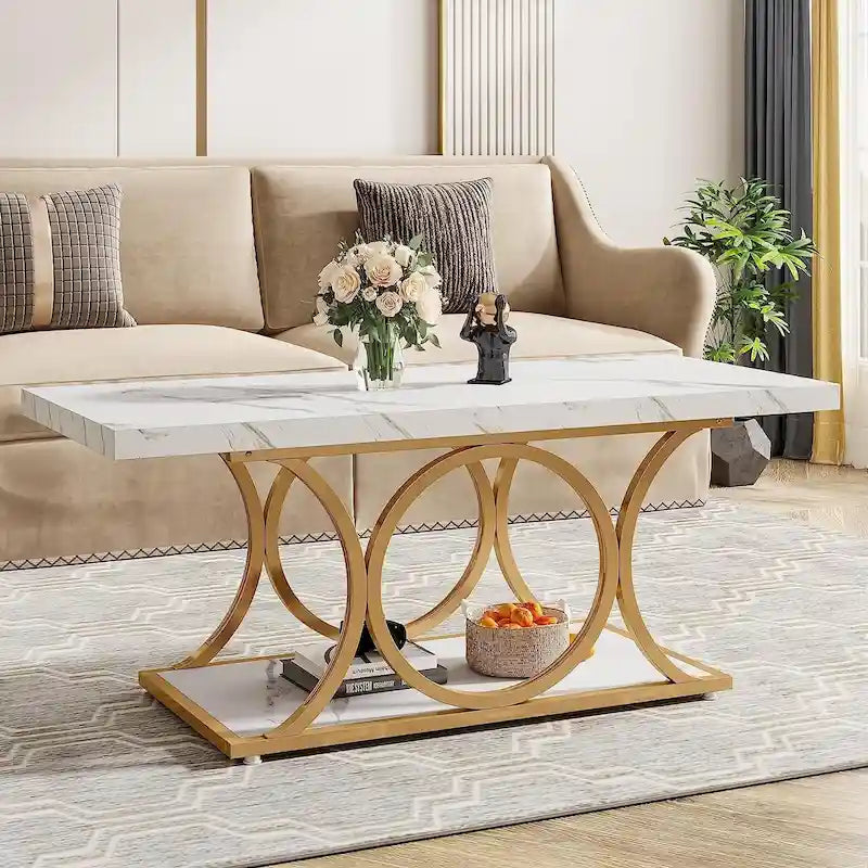 Table basse rectangulaire moderne