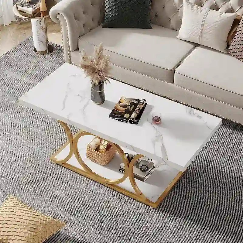 Table basse rectangulaire moderne