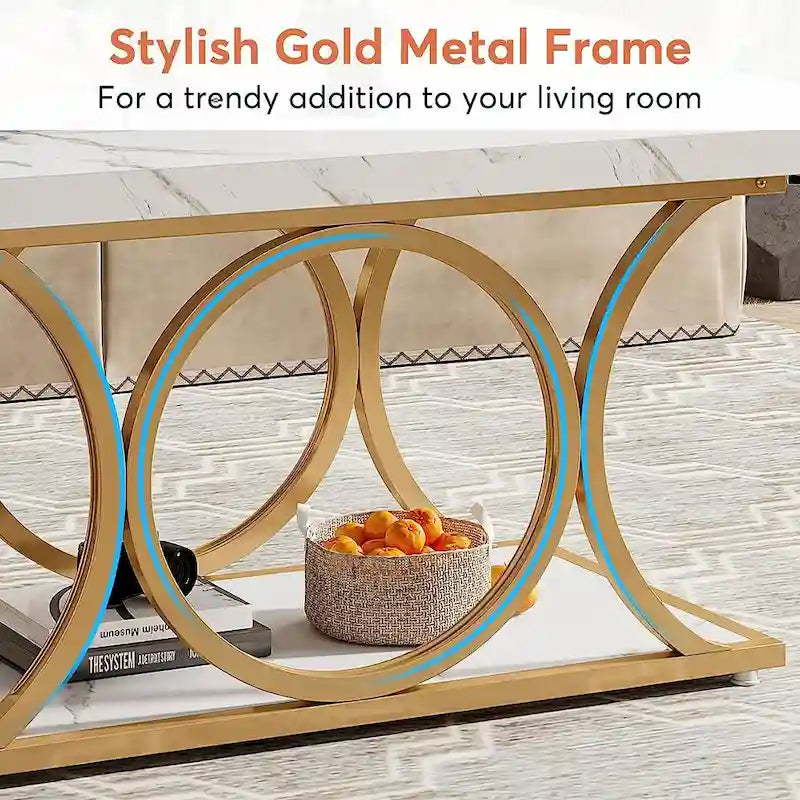Table basse rectangulaire moderne