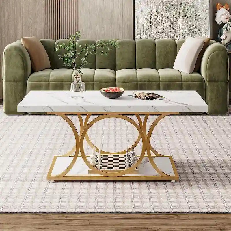 Table basse rectangulaire moderne