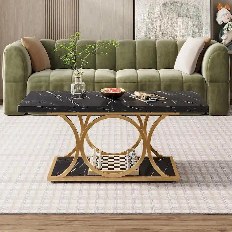 Table basse rectangulaire moderne