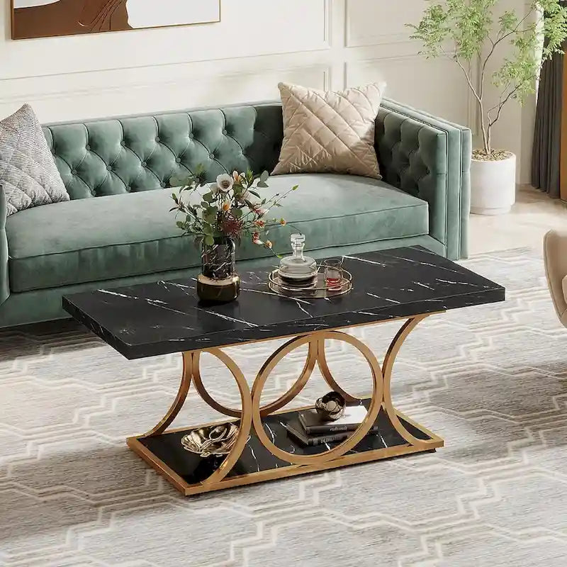 Table basse rectangulaire moderne