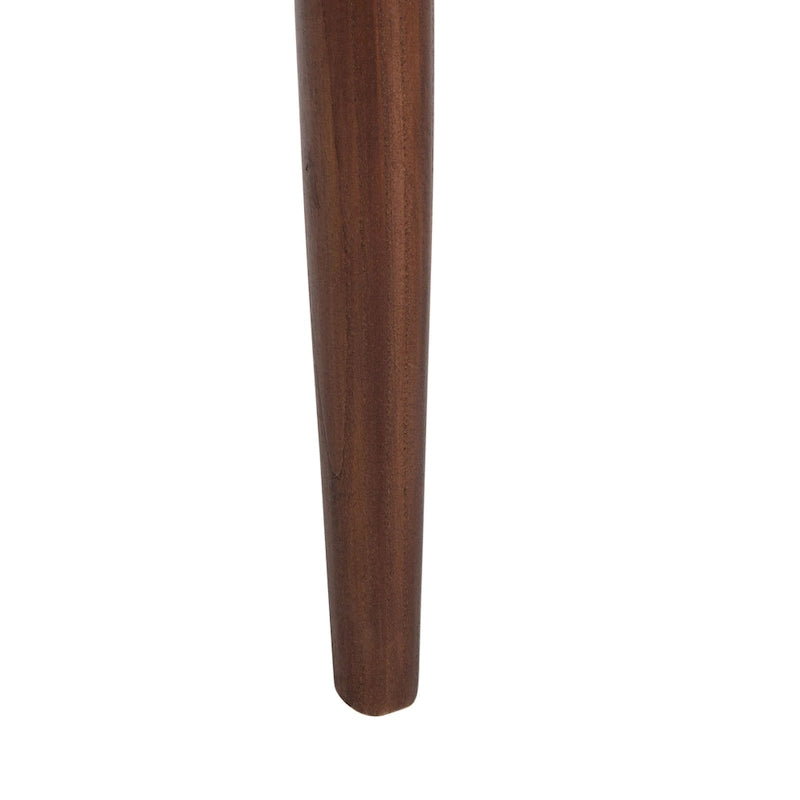 Fauteuil d'appoint carré en cuir tressé ajouré