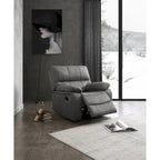 Canapé inclinable en microfibre, causeuse et fauteuil