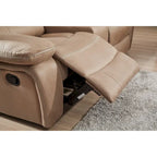 Canapé inclinable en microfibre, causeuse et fauteuil