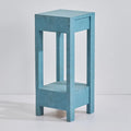 Table d'appoint rustique en bois massif de style ferme