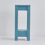 Table d'appoint rustique en bois massif de style ferme