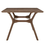 Table à manger rectangulaire en noyer foncé de style Mid-Century