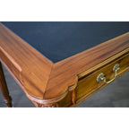 Bureau à dessus en cuir