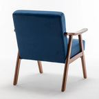 Chaise moderne du milieu du siècle avec cadre en bois massif