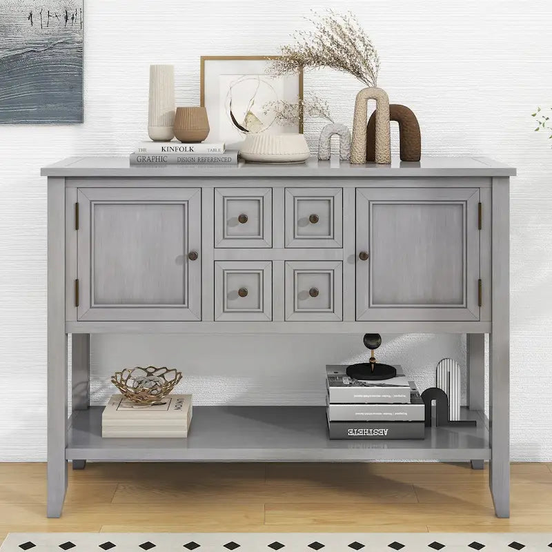 Buffet Console avec Étagère Inférieure