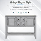Buffet Console avec Étagère Inférieure