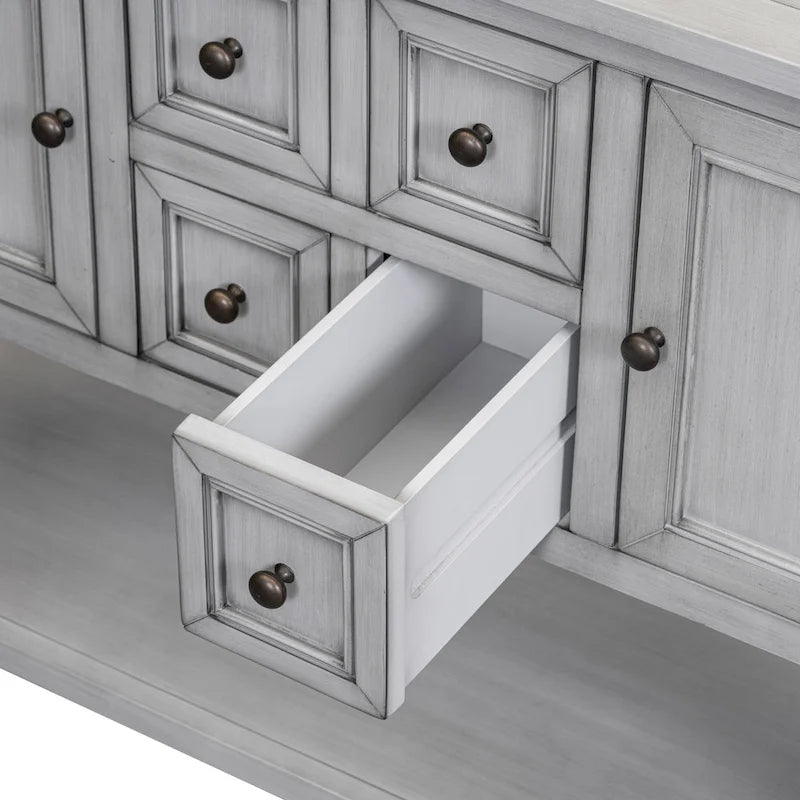 Buffet Console avec Étagère Inférieure