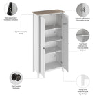 Armoire haute de rangement avec portes
